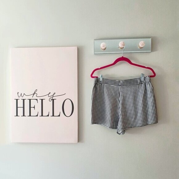 NWOT Cami NYC black & white gingham print shorts - Picture 12 of 12